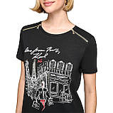 Жіноча футболка Karl Lagerfeld Paris з принтом 1159842682 (Чорний M), фото 3