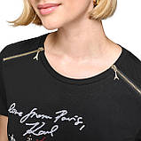 Жіноча футболка Karl Lagerfeld Paris з принтом 1159842682 (Чорний M), фото 4