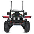 Дитячий електромобіль JEEP SUPER (карбоновий колір, фарба) 24V, 4 мотори, підсвітка, Bluetooth, фото 5