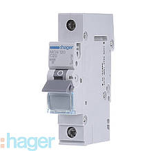 Автоматичний вимикач 20 А, 1-фазний, тип С, Hager MCN120