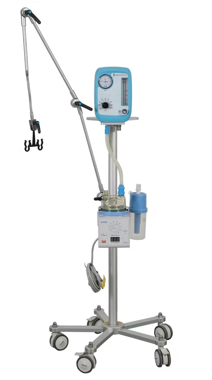 CPAP система неінвазивної вентиляції NLF200D з вбудованими дихальним контуром та змішувачем повітря й кисню