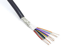 Провід екранований мідний RVVP 12-жильний 0.3мм2/22AWG