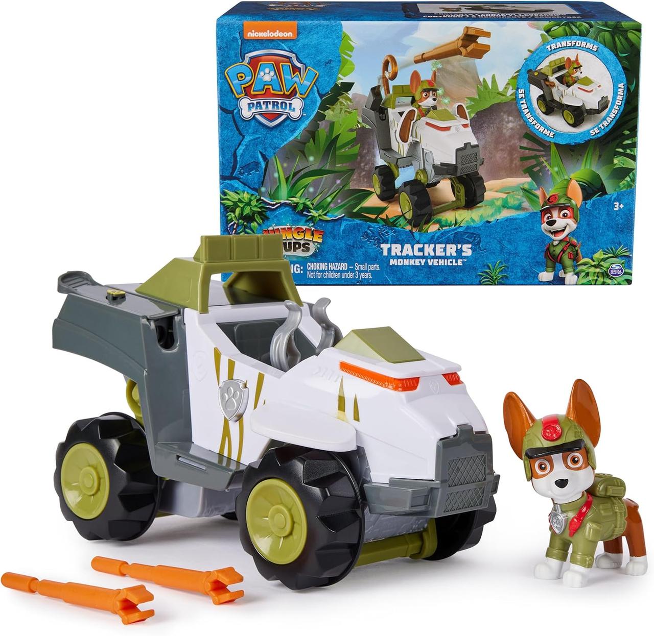 Машинка Щенячий Патруль у Джунглях Трекер Мавпа PAW Patrol Jungle Pups Tracker's Monkey Vehicle