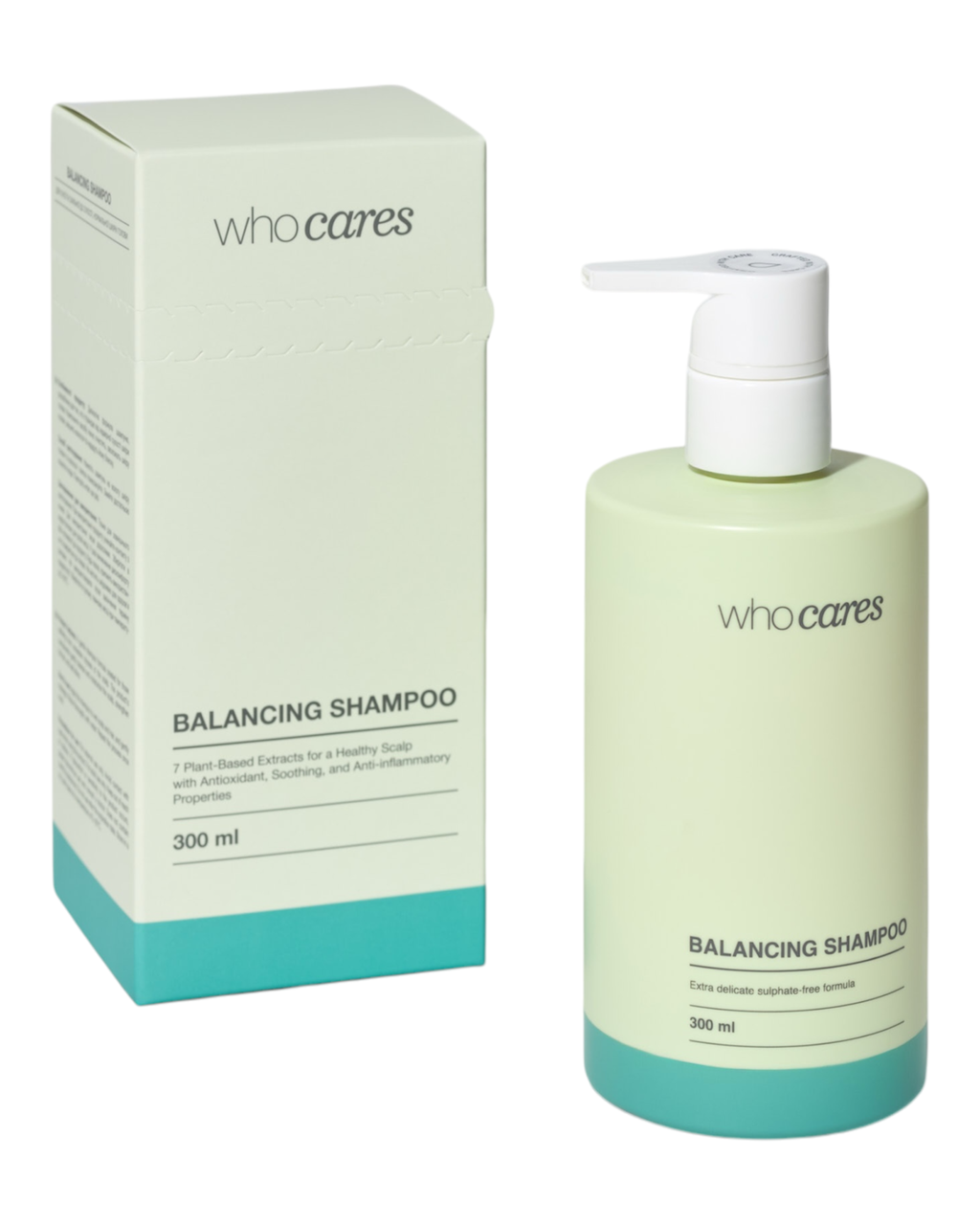 Шампунь безсульфатний Who Cares Balancing Shampoo 300 ml, фото 1