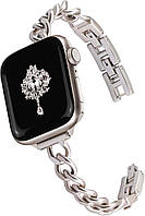 Металлический браслет Polar Star, совместимый с ремешком Apple Watch 38 мм 40 мм 41 мм 42 мм, для iWatch Serie