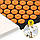 Килимок акупунктурний з валиком 4FIZJO Classic Mat Аплікатор Кузнєцова Black/Orange (P-5907222931752), фото 9