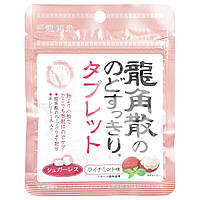 Ryukakusan, Освіжні краплі для горла та дихання, лічі та м'ята, 10,4 г (0,36 унції)