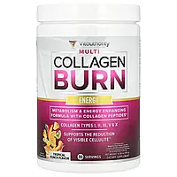 Vitauthority, Multi Collagen Burn, Energy, тропічний пунш, 309 г (10,89 унції)