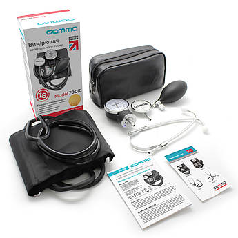 Тонометр механічний із стетоскопом Gamma 700 К гарантія 18 місяців