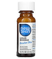 New Skin, Рідка пов'язка/засіб для захисту шкіри, для чутливої шкіри, 10 мл (0,3 рідк. унці.)