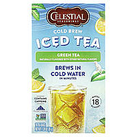 Celestial Seasonings, холодний чай із льодом, зелений чай, 18 чайних пакетиків, 35 г (1,26 унції)