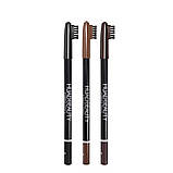 Водостійкий олівець для брів Huda beauty 01 чорний, фото 4