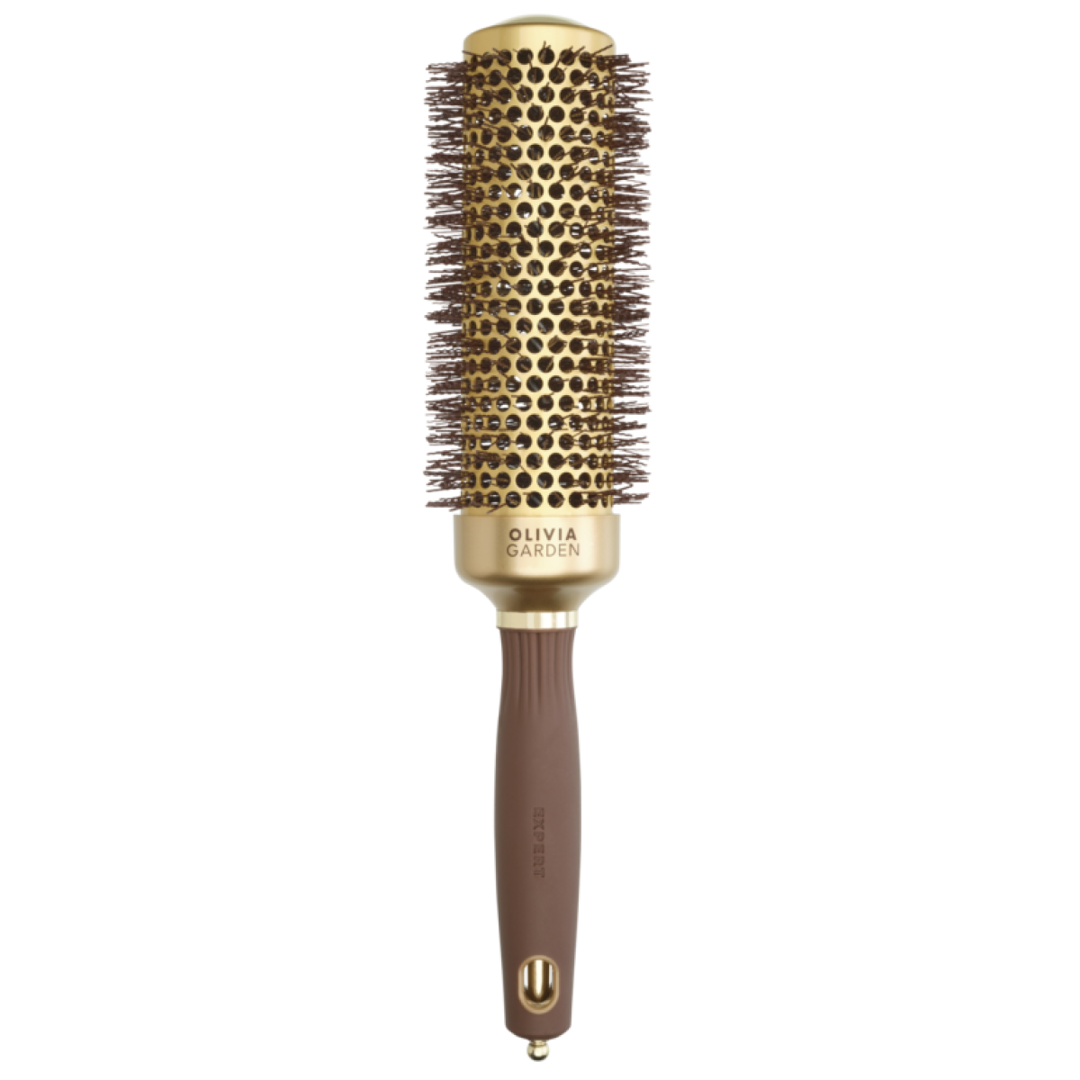 Брашинг для волосся Olivia Garden Expert Blowout Speed Wavy Bristles Gold & Brown 35 мм