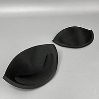 Корсетні чашки балконет #70 - чорний