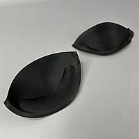 Корсетні чашки балконет #75 - чорний