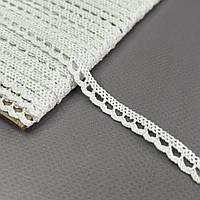 Мереживо лляне 9 мм - Білий (М8002)