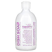 Sapadilla, Lovely Liquid, мило для посуду, зі смаком лаванди та лайма, 473 мл (16 рідк. унці.)