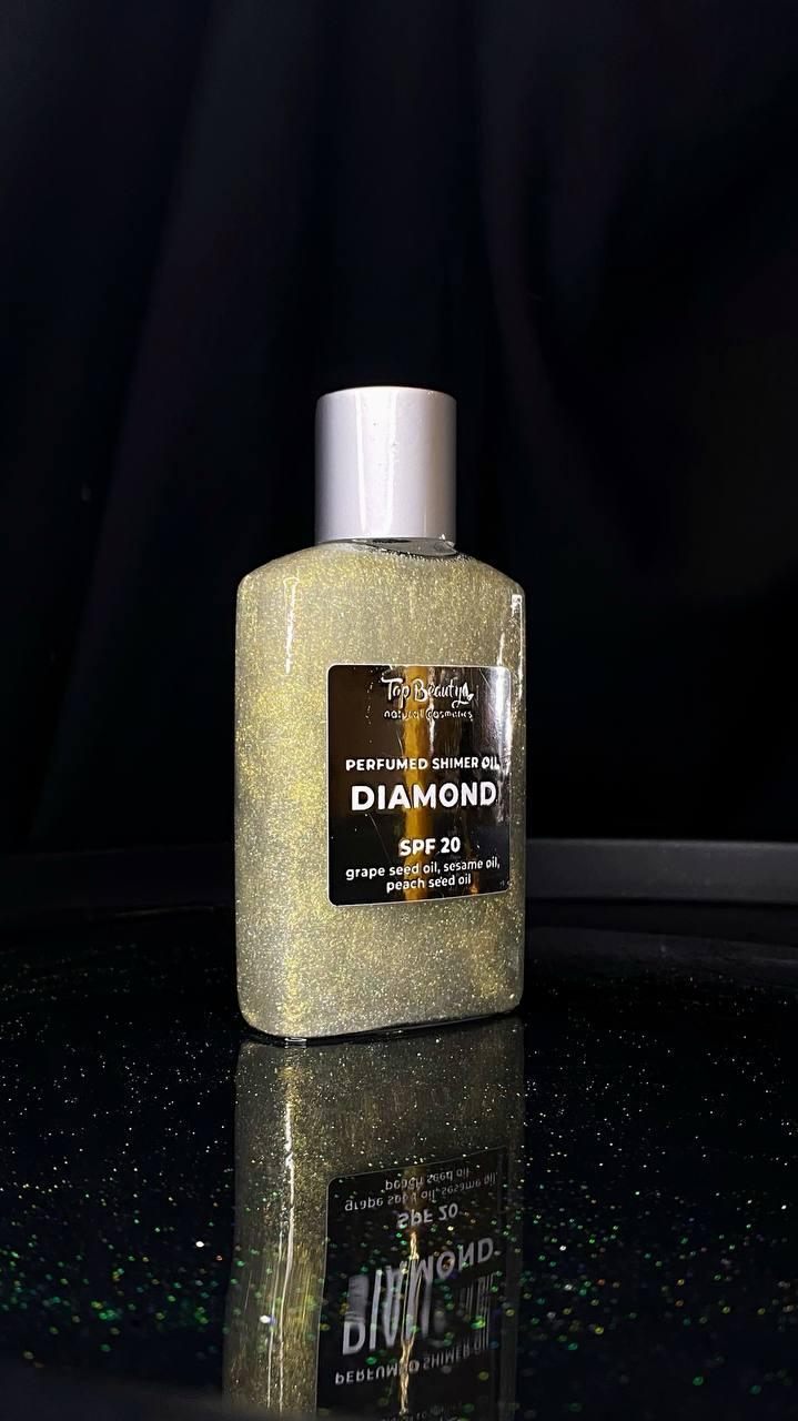 Суха парфумована олія для засмаги та сяйва шкіри Top Beauty SPF 20 100 мл Diamond