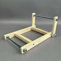 Верстат дерев'яний для бісероплетіння (для герданів) 25х14х18 см