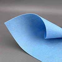 Фетр 1 мм, 20х30 см, колір - блакитний С76