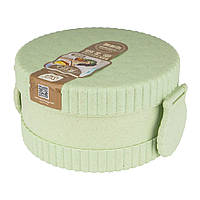 Ланч-бокс із пшеничного лушпиння Еко 13x7.5 см Stenson TD01266 (green) Зелений
