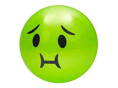 Мяч дитячий розмір 9 вага 60г зелений арт.MS 3776 ТМ METR FG