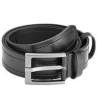 Ремінь чоловічий шкіряний Semi Line Black (P8236-0 M)