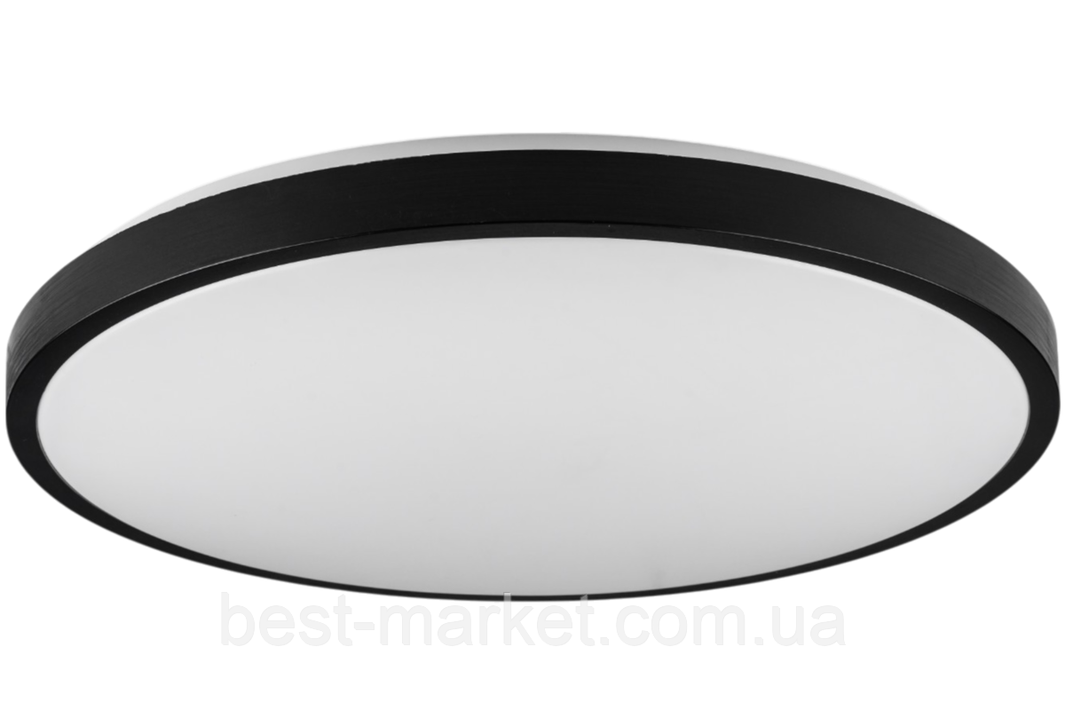 RING матовий 80W 480*60мм 3000К-6500К з ДК чорний, фото 1