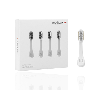 Насадки для звукової зубної щітки MEDICA+ ProBrush 7.0 Compact (4шт)