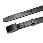Ремінь чоловічий шкіряний Semi Line Black (P8233-0 L), фото 4