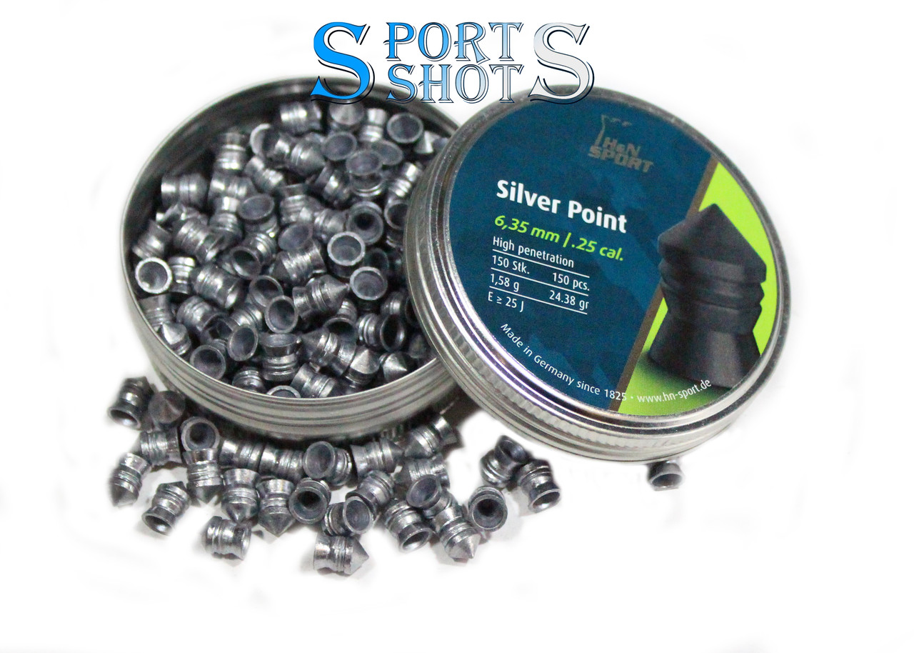 Кулі H&N Silver Point 6.35 мм, 1.58 г, 150 шт. JGR