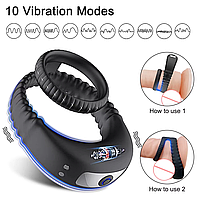 Ерекційне кільце з вібрацією Sex Expert USB