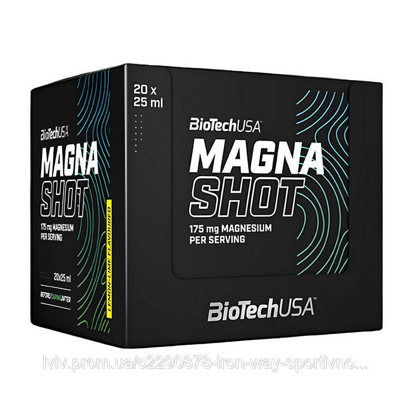 BioTech Magna Shot (20*25 ml, lemon-lime), фото 1