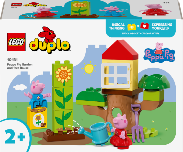 Конструктор LEGO DUPLO Сад і будиночок на дереві Пеппи 20 деталей
