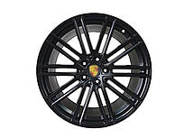 R21 Matt Black ( різноширокі ) на Porsche Cayenne 958 2010-2014 року