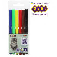 Фломастери Zibi 6 кол 2814 МАГІЯ SMART Line (1/24)