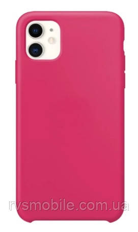 Чохол для iPhone 11 — Силіконовий із мікрофіброю, Pomegranate (59), фото 1