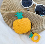 Чохол для AirPods Pro 2/1 - Ананас 3D, силіконовий, фото 2