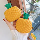 Чохол для AirPods Pro 2/1 - Ананас 3D, силіконовий, фото 3