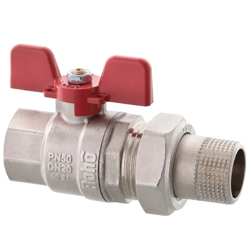 Кран з американкою прямий Roho R105-050 — 1/2" (RO0086)