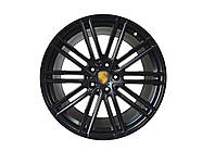 R21 Matt Black ( одноширокі ) Диски на Porsche Cayenne 958 2010-2014 року