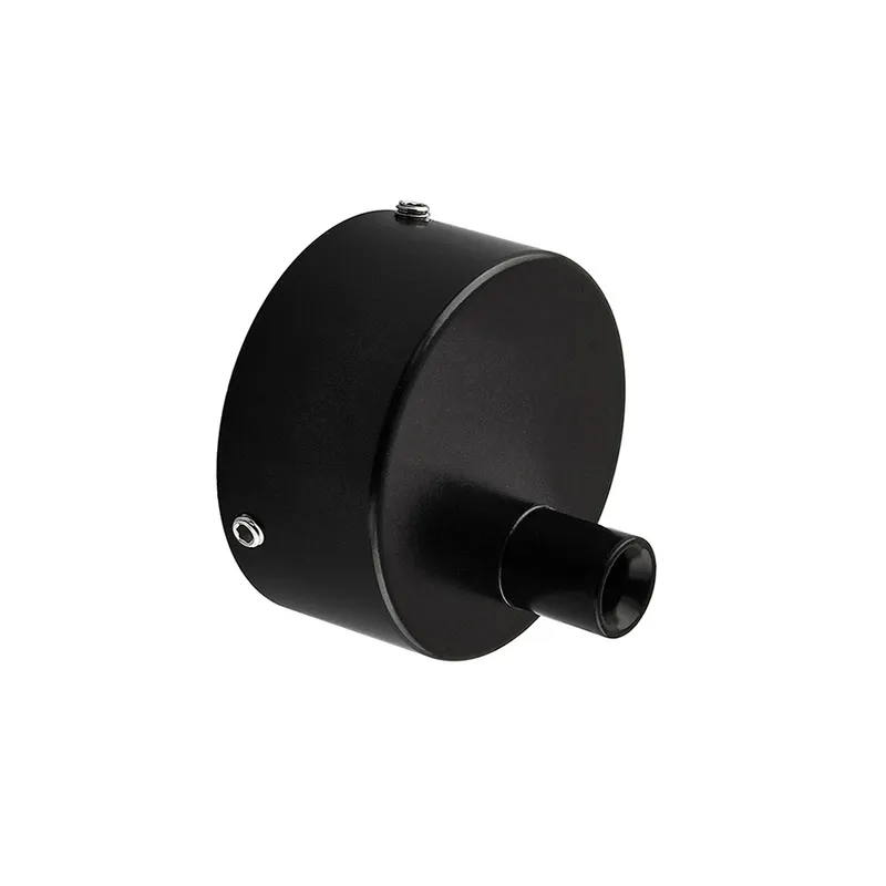 Чашка декоративна Mixxus TCC-01 BLACK (кругла) для маскування кабелю (колір чорний) (MI6638), фото 1