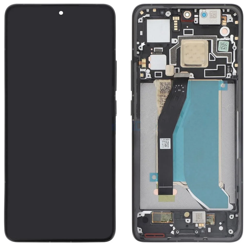Дисплей Xiaomi 14T Pro 5G у зборі із сенсором і рамкою Titan Black service orig