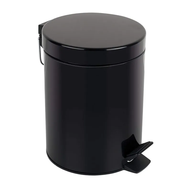Відро для сміття 12 л Zerix Strong MB0112 Black (ZX4627), фото 1