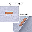 Фетровий чохол AIRON Premium для ноутбука 15.6″ Grey .Хит!, фото 9