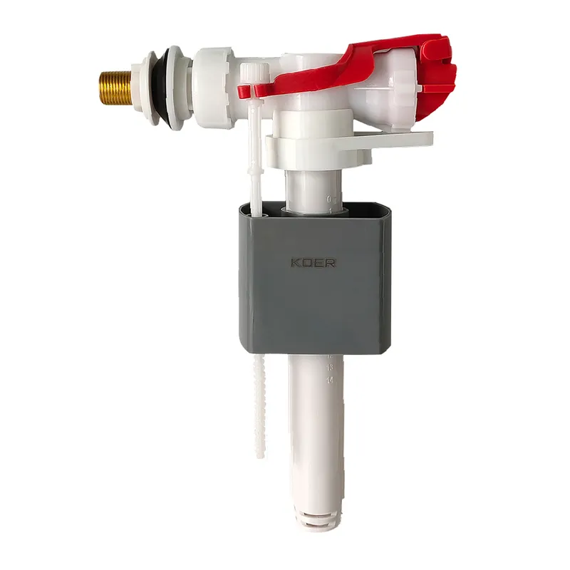 Арматура наповнювальна Koer KT-0105-3/8" з боковим під'єднанням і латунною різзю 3/8" (KR5335), фото 1