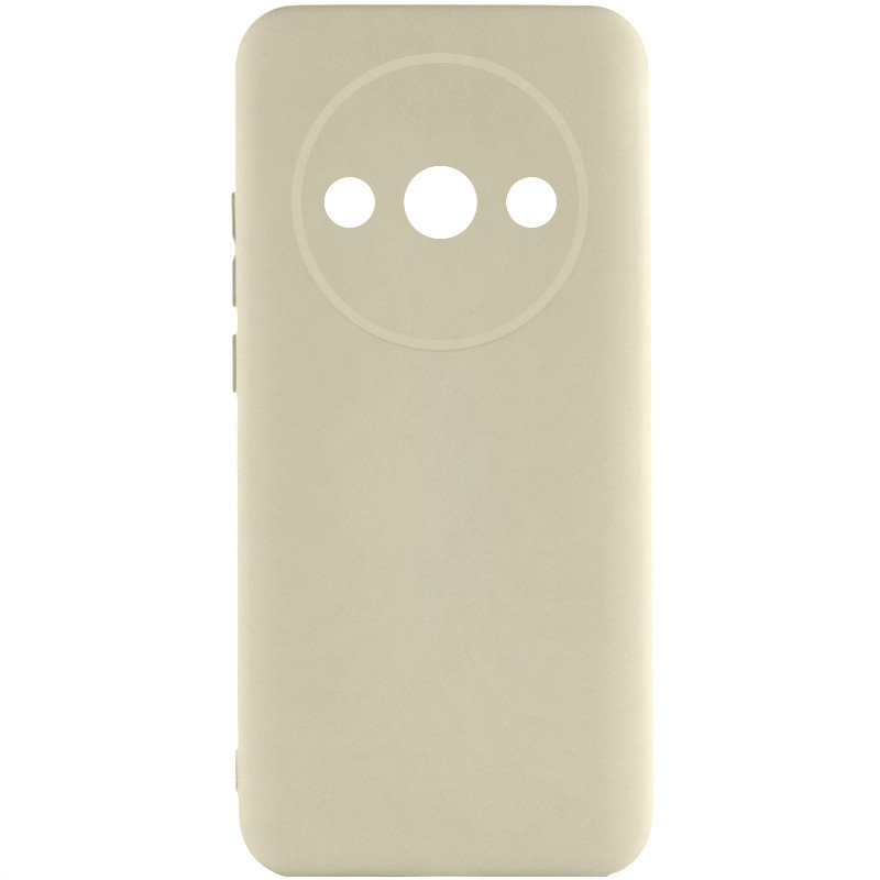 Чохол TPU GETMAN Liquid Silk Full Camera для Xiaomi Redmi A3 Песочный / Sand