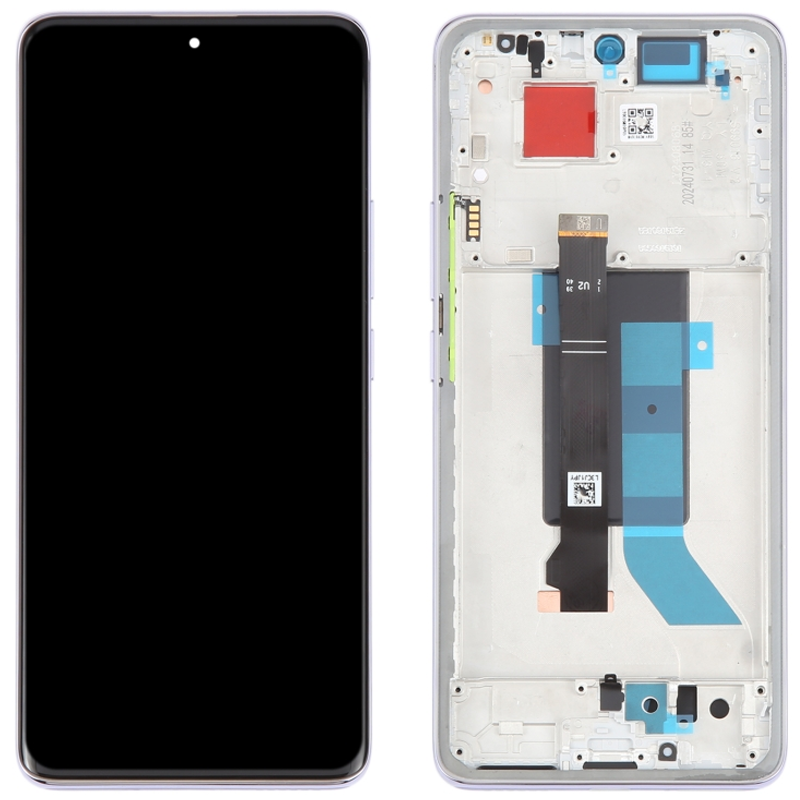 Дисплей Xiaomi Redmi Note 14 Pro 5G у зборі із сенсором і рамкою Lavender Purple service orig