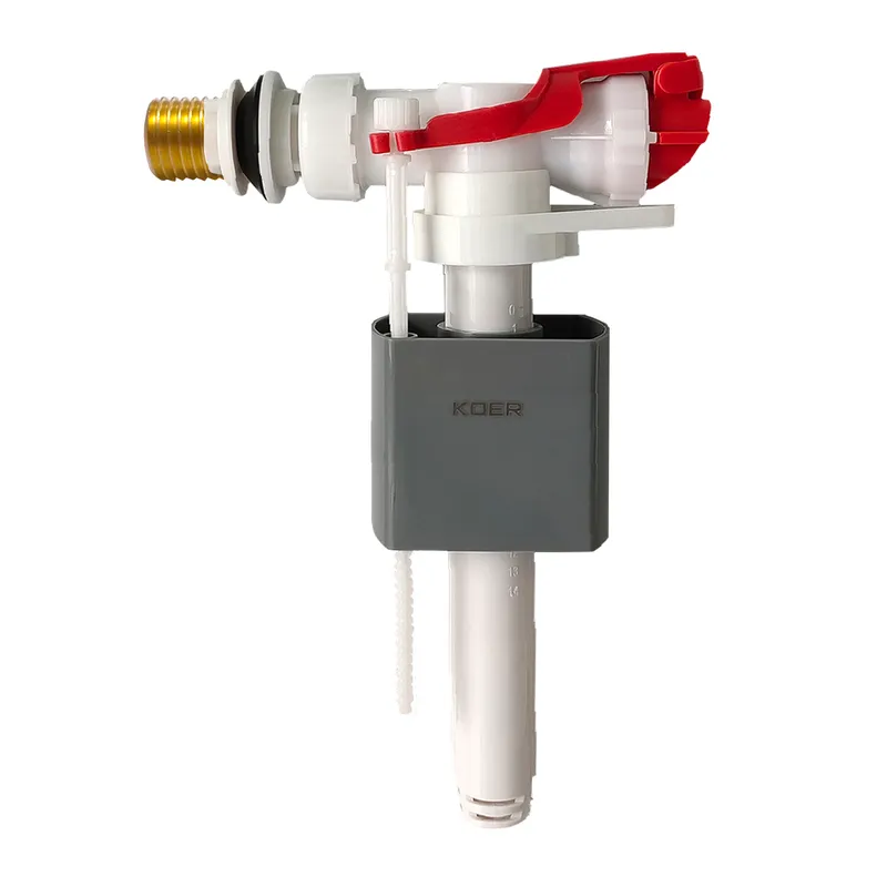 Арматура наповнювальна Koer KT-0105-1/2" з боковим під'єднанням і латунною різзю 1/2" (KR5334), фото 1