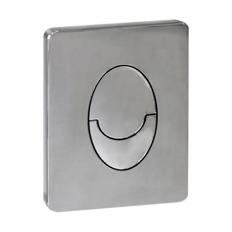 Панель змиву пластикова Koer KT-0606-01 157x198x3mm, заокруглена кнопка (KR5342), фото 1